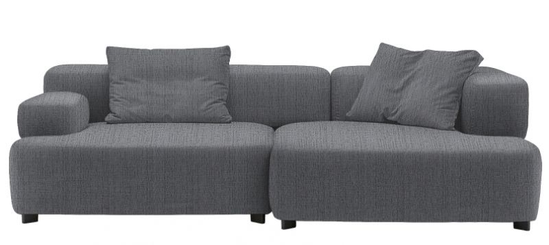 Alphabet 3-Sitzer Sofa Armlehne Rechts Fritz Hansen